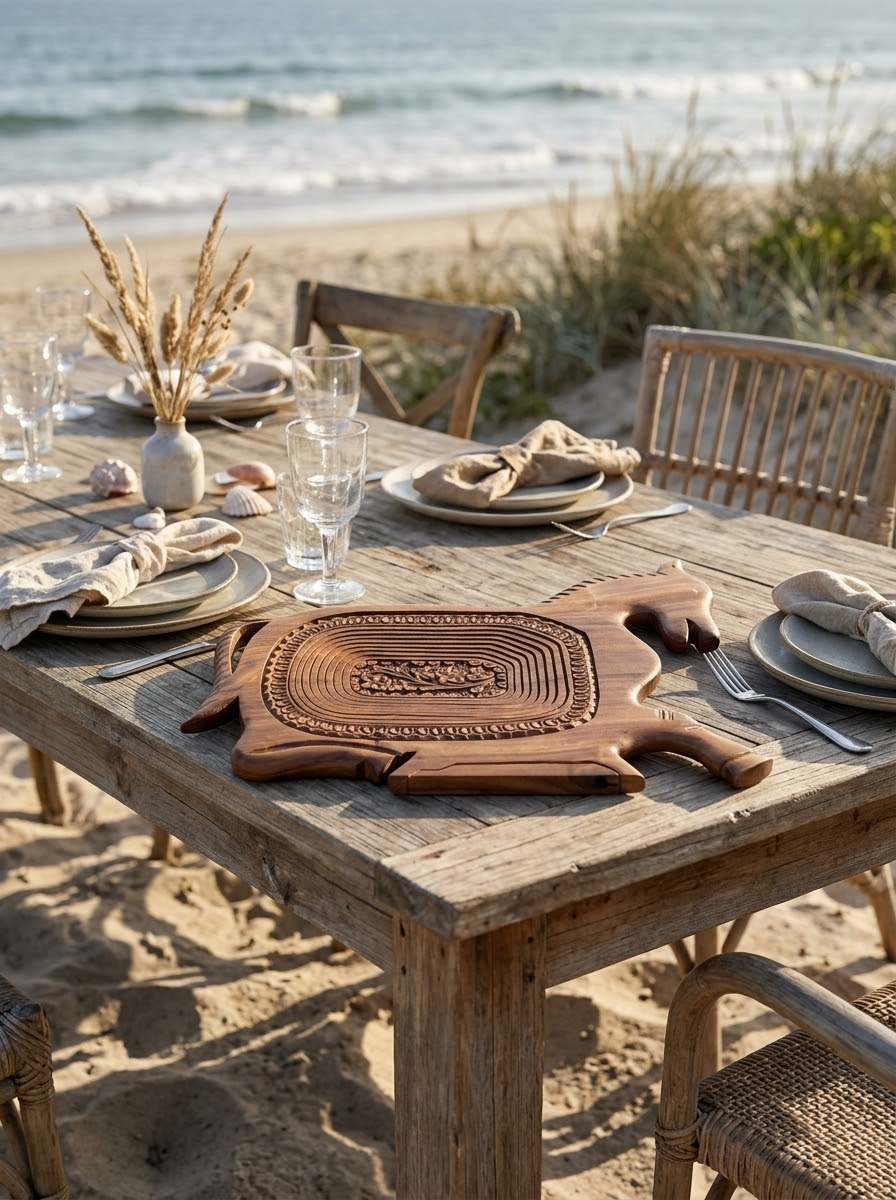 Handmade Sheesham Wood Tray