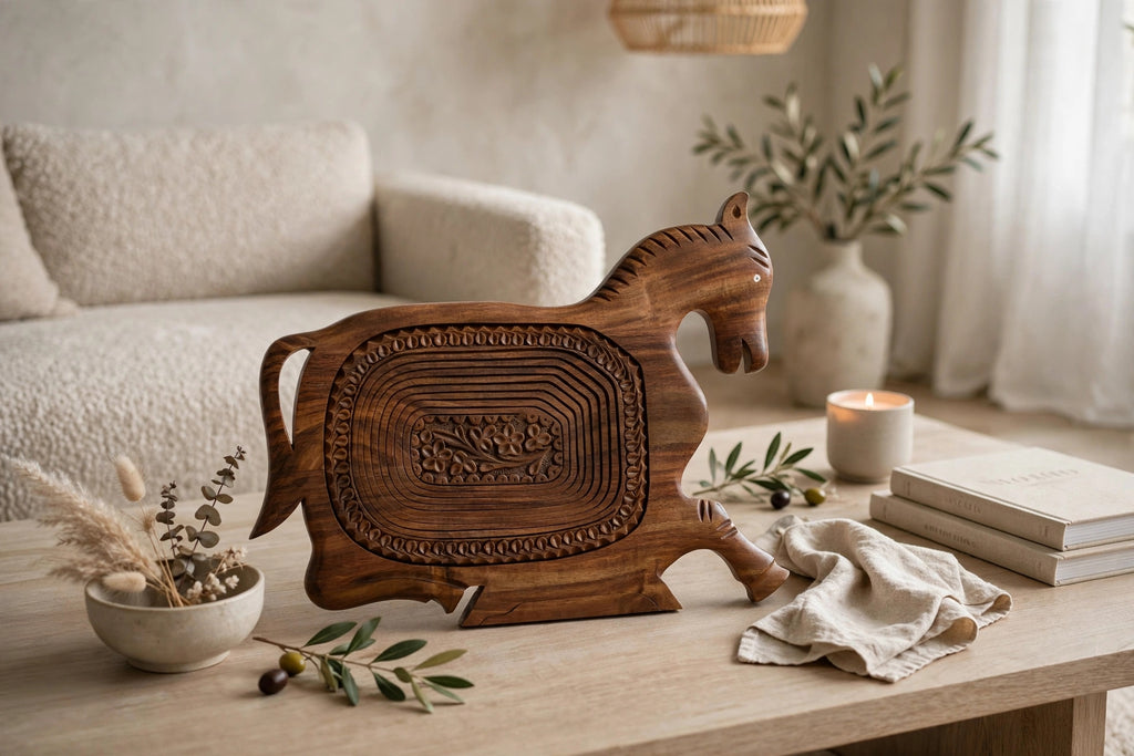 Handmade Sheesham Wood Tray