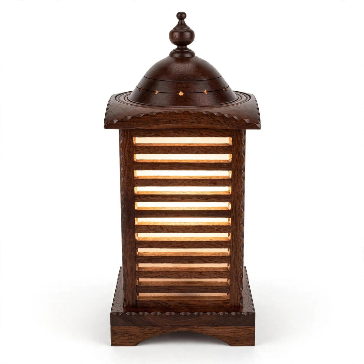Solid Wood Handcrafted Lantern